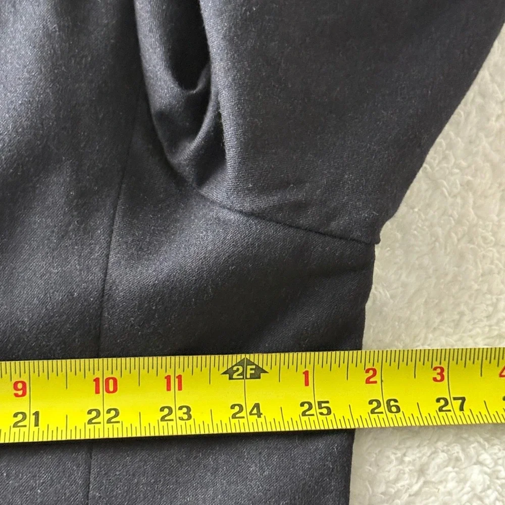 Jos A Bank Mens Blazer 48L Black Wool Cashmere Business Sport‎ Coat *READ